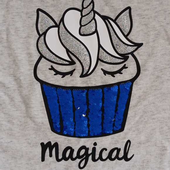 Girls Unicorn shirt - Picture 4 of 5